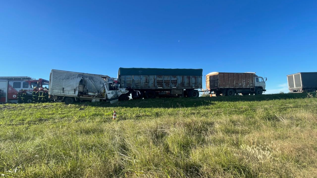 Carcarañá: un muerto en un choque en la autopista a Córdoba