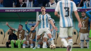 Julián Alvarez ya lleva cuatro goles en el Mundial y se ganó el puesto como titular de la selección.