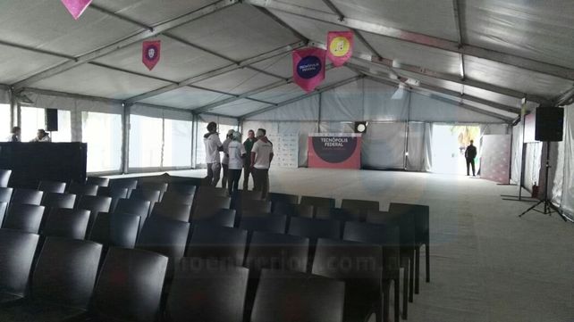 La lluvia no frena Tecnópolis Federal