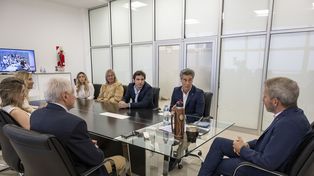 Frigerio se reunió con delegados de la Sociedad Rural Argentina (SRA)