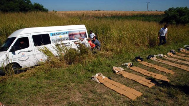 En 2012. Se encontró una camioneta que simuló ser del Ministerio de Desarrollo Social de la Nación.&nbsp;