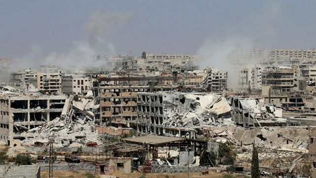 Vista general de la ciudad de Alepo