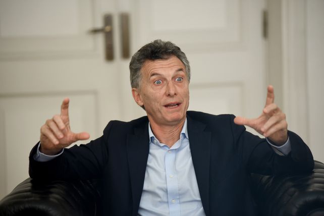 Balance. El presidente les dijo a los medios extranjeros que Milagro Sala tiene muchas causas por violar la ley. (Celina Mutti Lovera / La Capital)