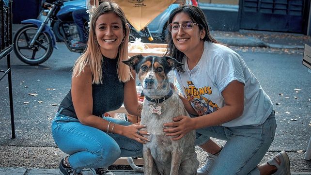 Victoria Geist junto a Teo
