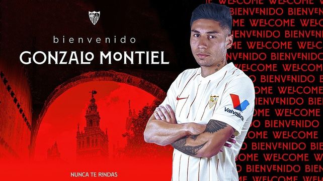 Montiel firmó contrato con Sevilla por cinco temporadas