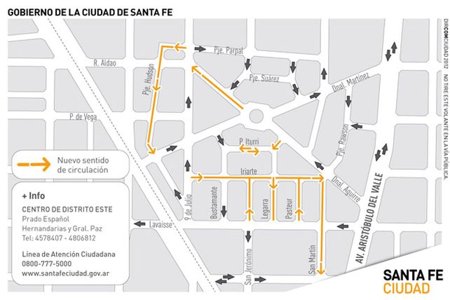 Barrio Jardín Mayoraz: este viernes comienzan los cambios de sentido circulatorio