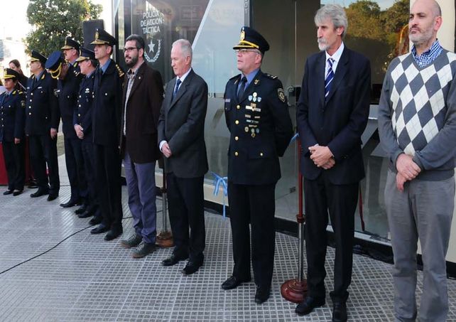 Lamberto inauguró la base operativa de la Policía de Acción Táctica en Santa Fe