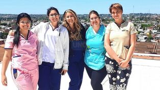 Pediatría. Micaela, María Dolores, Ailén, Lourdes y Virginia.