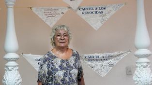 Graciela Nívoli, hermana de Mario, forma parte del Centro Cultural Madres de Plaza 25 de Mayo en Rosario