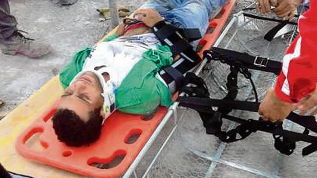 accidente. Un episodio en una obra en construcción.