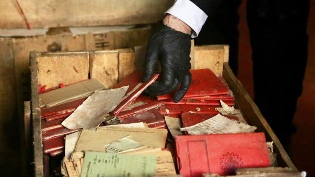 La documentación propagandística se encontraba en el subsuelo del Palacio de Tribunales. Ingresaron al país en 1941