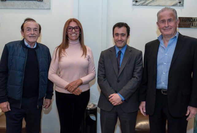Lucio Di Santo, Olga Tomi, Fernando Gabriel Passaro y Pablo Ferullo