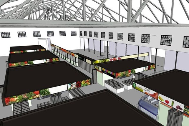 Se presentó el proyecto de refuncionalización de la nave central del Mercado Norte