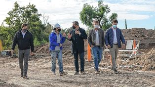 El intendente Bahl recorrió la obra de la Circunvalación de Paraná