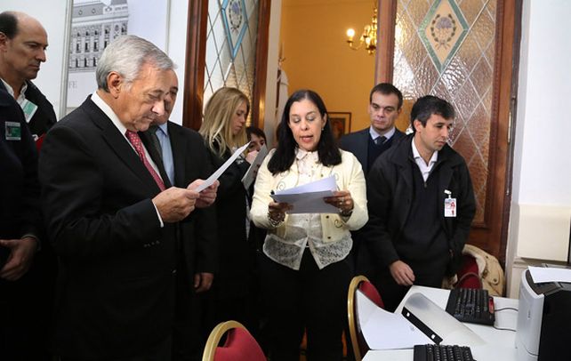 Autoridades. El presidente del Tribunal Electoral
