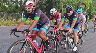 En Paraná se corrió una nueva prueba de ciclismo.
