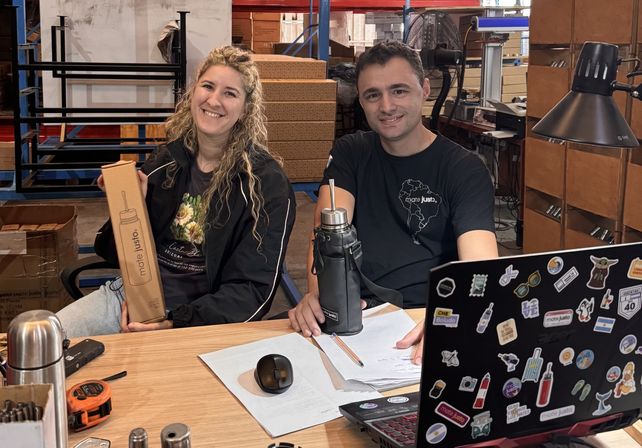 Carla Busciglio y Agustín Fernández