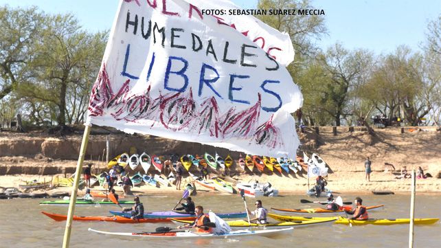 Caravana náutica por la Ley de Humedales