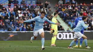 Tadeo Allende marcó su primer gol en la Liga de España