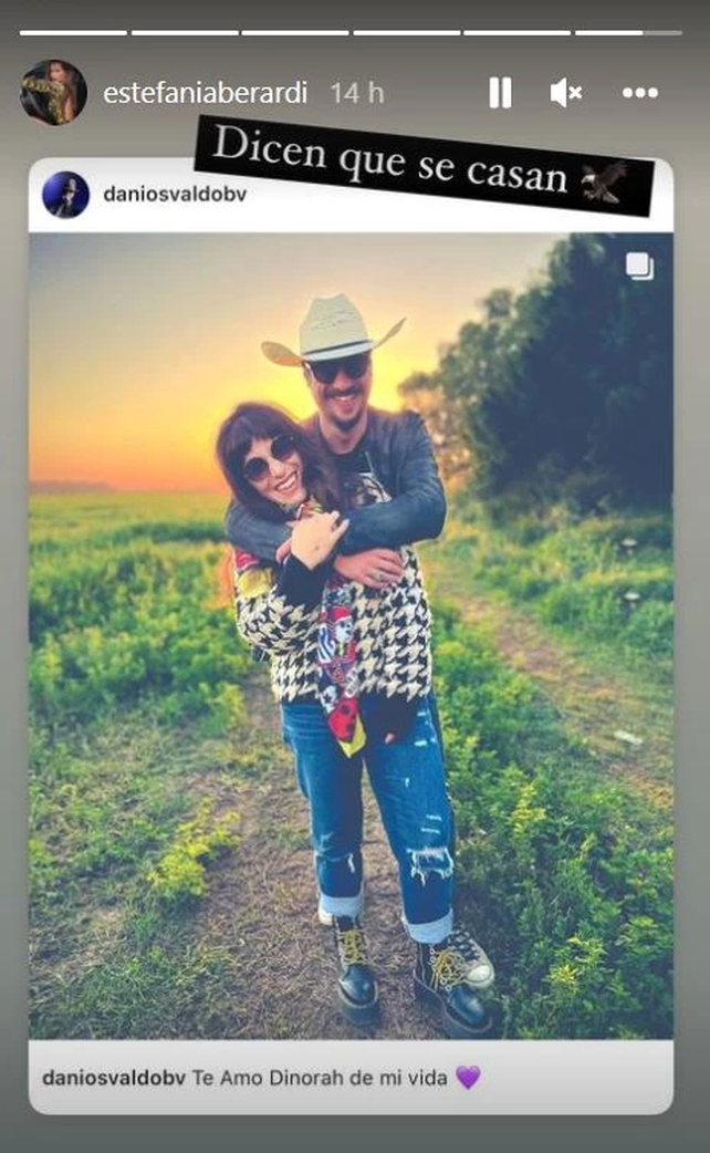 Gianinna Maradona y Daniel Osvaldo, una historia con un final sorpresivo