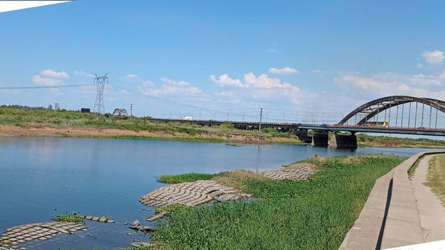 Río Salado a la altura de Santo Tome