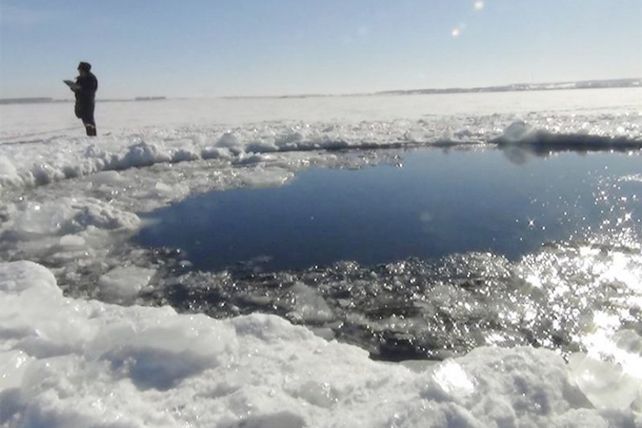 Finalmente encontraron fragmentos del meteorito que cayó en Rusia