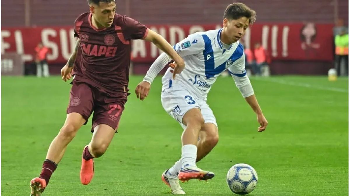 Lanús derrotó a Vélez y sueña con ingresar a puestos de copas