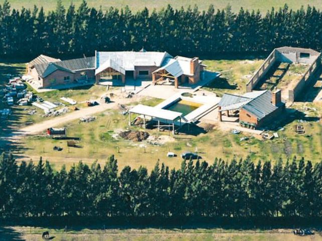 La finca de tres hectáreas que se edificaba en Pérez. (Foto de Archivo)