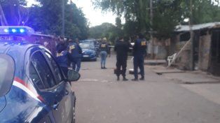 Cerrillos al 3900, la cuadra donde ocurrieron los ataques con cuatro heridos y que tuvo a Gudiño entre las víctimas.