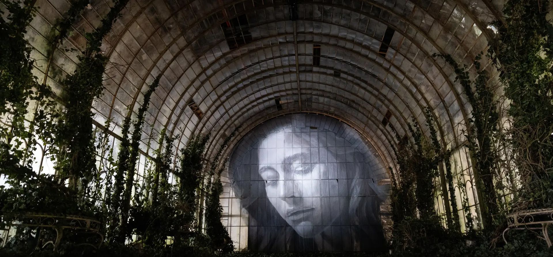 Melbourne, Australia. Una instalación que presenta el trabajo del artista de Melbourne Tyrone