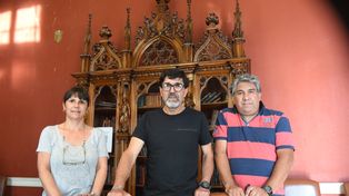 Lista Blanca Renovación y Futuro. Carina Turiso, Ricardo Peirone y Sergio Núñez.