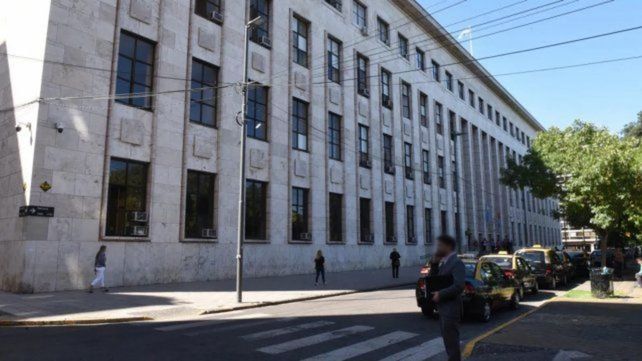 Los Tribunales provinciales de Rosario, donde hoy se realiza un paro. 
