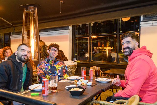 Juan Dellepiane, Noel Vera y Gabriel Moretti