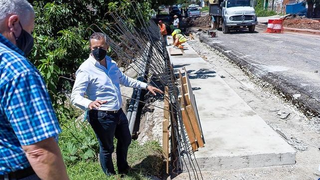 Paraná: reconstruyen el puente sobre calle Rondeau