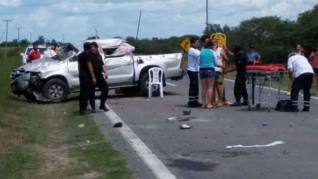 Así quedó el vehículo siniestrado.