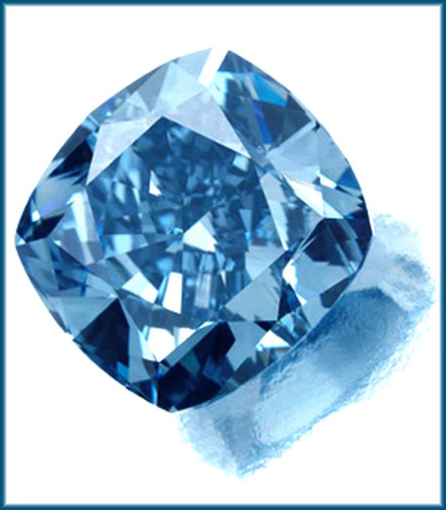 Subastar&aacute;n un diamante azul valuado entre 5,8 y 8,5 millones de d&oacute;lares