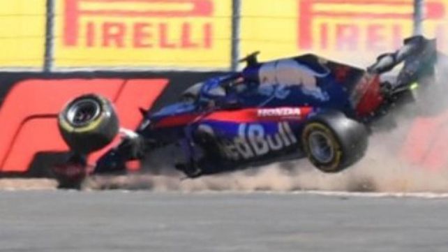 Terrible accidente de Hartley en la Fórmula 1