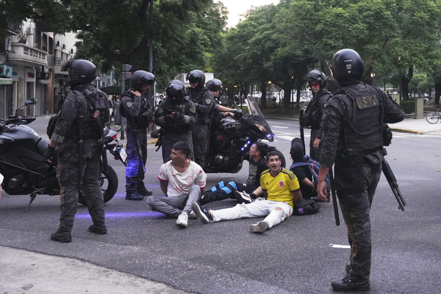 Fueron 114 los detenidos durante los incidentes del miércoles pasado.