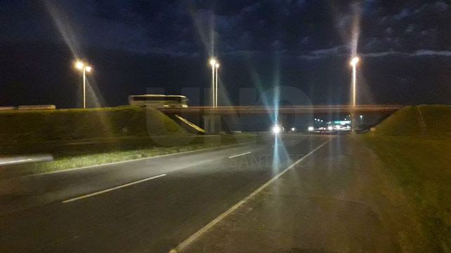 Ante los ataques en la autopista trasladaron una casilla de la Policía de Seguridad Vial