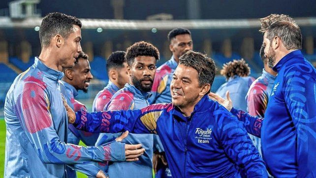 Marcelo Gallardo se enfrentará este martes con Cristiano Ronaldo.