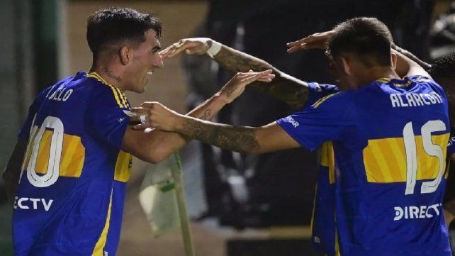 Boca derrotó a Banfield en el Florencio Sola.