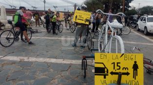 Ciclistas marchan por la muerte de José Córdoba