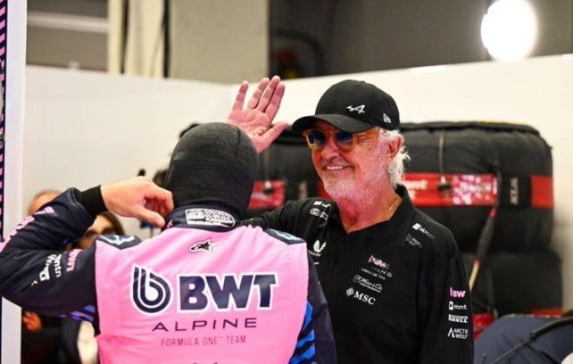 El gesto de Briatore con Colapinto tras su clasificación en China