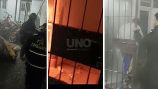 El preso encendió fuego a un colchón en la Comisaría 1ª y debió ser trasladado a otra dependencia
