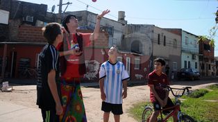 Vecinos de Villa del Parque vivieron un día de sonrisas