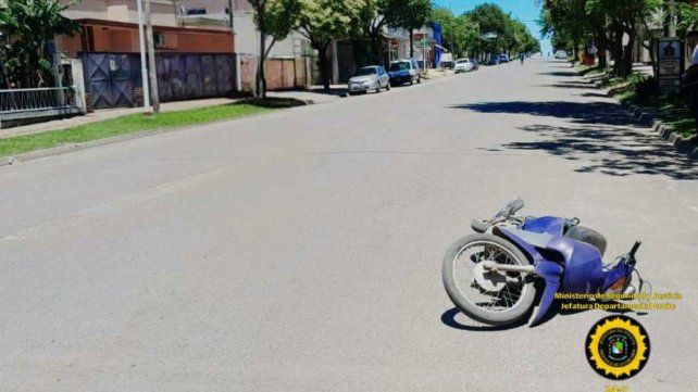 Colón: cayó de la moto, se golpeó la cabeza y pelea por su vida