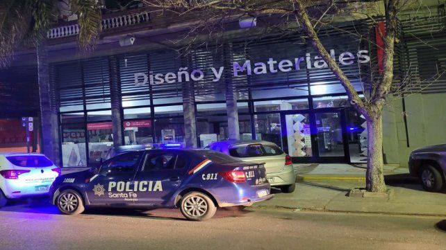 Comercio de Familia Bercomat que fue robado en las últimas horas.