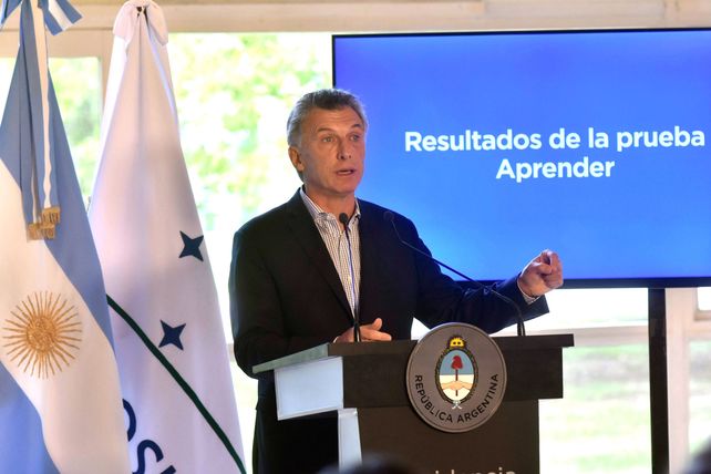 El presidente presentó en la Quinta de Olivos los resultados de las pruebas Aprender.
