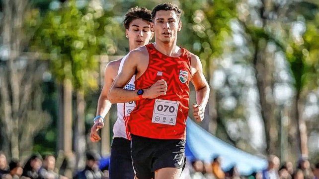 Maximo Andino finalizó en el segundo puesto en la prueba de 10.000 metros llanos.&nbsp;