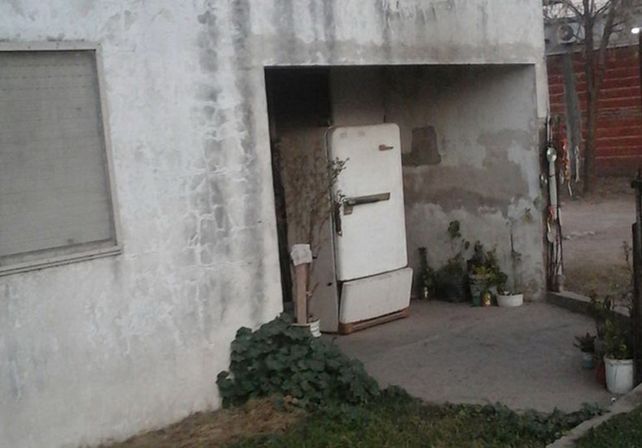 La casa de la mujer atacada. (Foto. El Día)